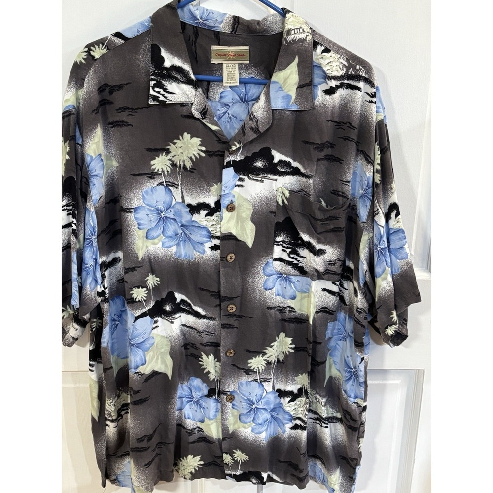 Original Island Sport Hawaiian short sleeve button down shirt